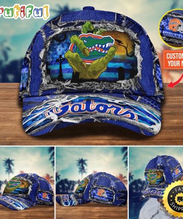 Ncaa Florida Gators Baseball Cap Halloween Custom Name Cap