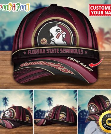 Ncaa Florida State Seminoles Baseball Cap Custom Cap For Football Fans