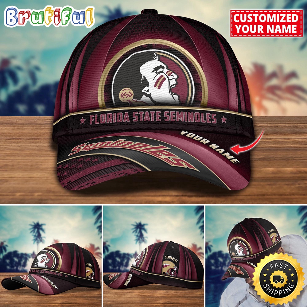 Ncaa Florida State Seminoles Baseball Cap Custom Cap For Football Fans