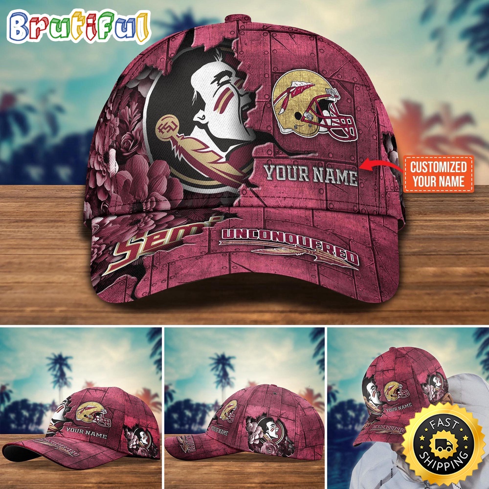 Ncaa Florida State Seminoles Baseball Cap Custom Hat For Fans