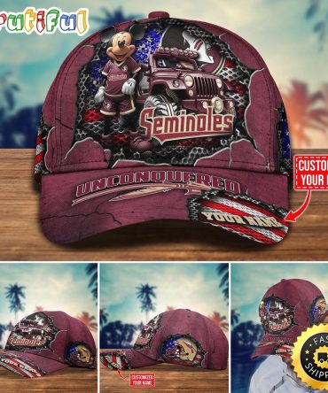 Ncaa Florida State Seminoles Baseball Cap Trending Customize Cap