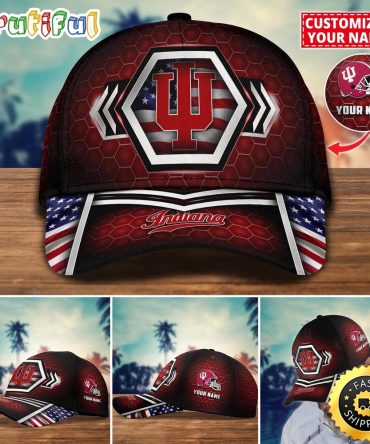 Ncaa Indiana Hoosiers Baseball Cap Best Trending Custom Name Cap