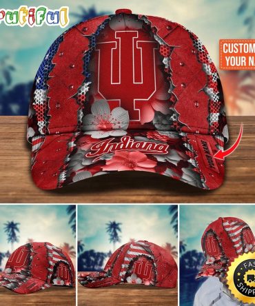 Ncaa Indiana Hoosiers Baseball Cap Custom Cap For Fans