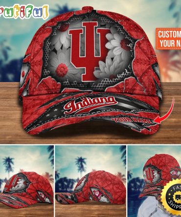 Ncaa Indiana Hoosiers Baseball Cap Custom Cap Trending
