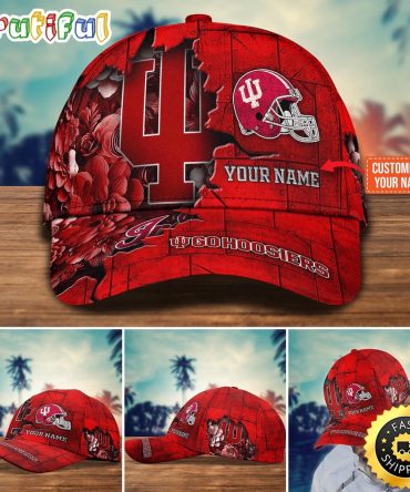Ncaa Indiana Hoosiers Baseball Cap Custom Hat For Fans