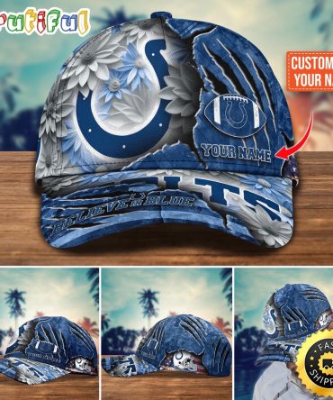 Ncaa Indianapolis Colts Baseball Cap Custom Hat For Fans New Arrivals