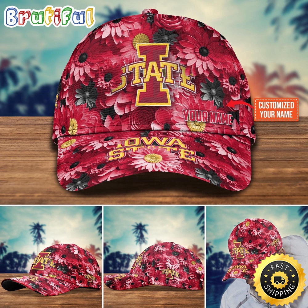 Ncaa Iowa State Cyclones Baseball Cap Customized Cap Hot Trending