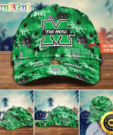 Ncaa Marshall Thundering Herd Baseball Cap Customized Cap Hot Trending