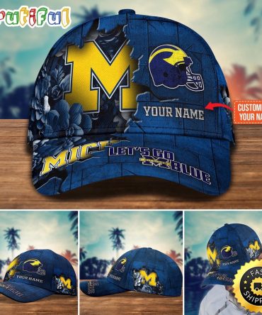 Ncaa Michigan Wolverines Baseball Cap Custom Hat For Fans