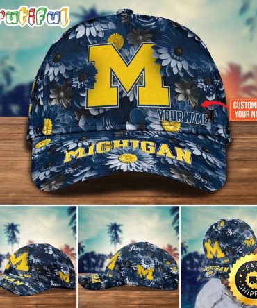 Ncaa Michigan Wolverines Baseball Cap Customized Cap Hot Trending