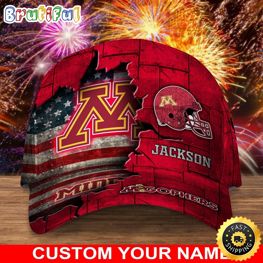 Ncaa Minnesota Golden Gophers Baseball Cap Custom Cap Go Sports Teams