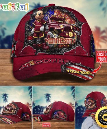 Ncaa Minnesota Golden Gophers Baseball Cap Trending Customize Cap