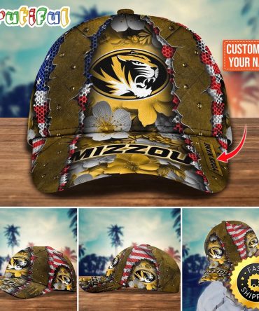 Ncaa Missouri Tigers Baseball Cap Custom Cap For Fans