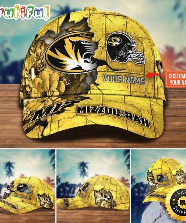 Ncaa Missouri Tigers Baseball Cap Custom Hat For Fans