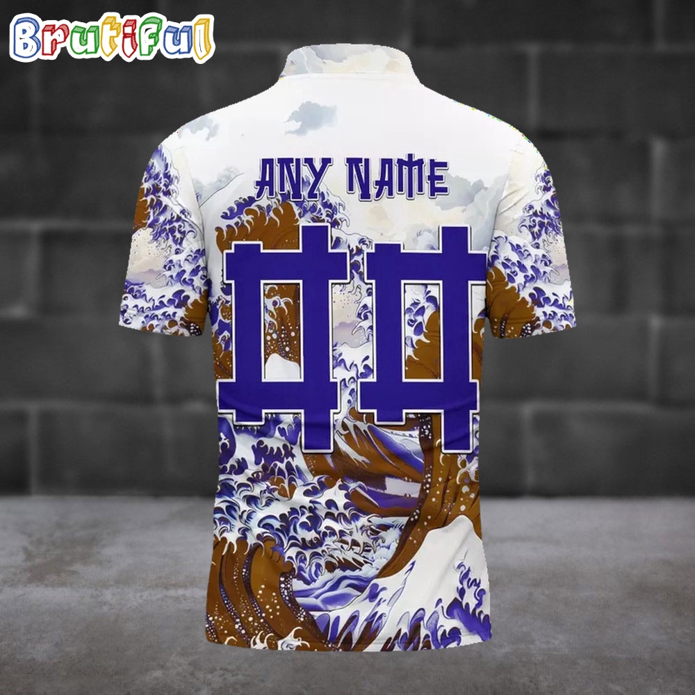 Nfl Baltimore Ravens Football Great Wave Polo Shirt - Image 2