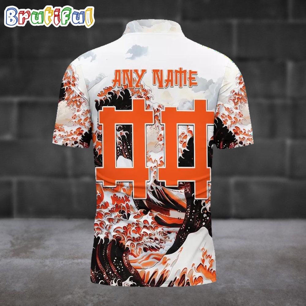 Nfl Cincinnati Bengals Football Great Wave Polo Shirt - Image 2