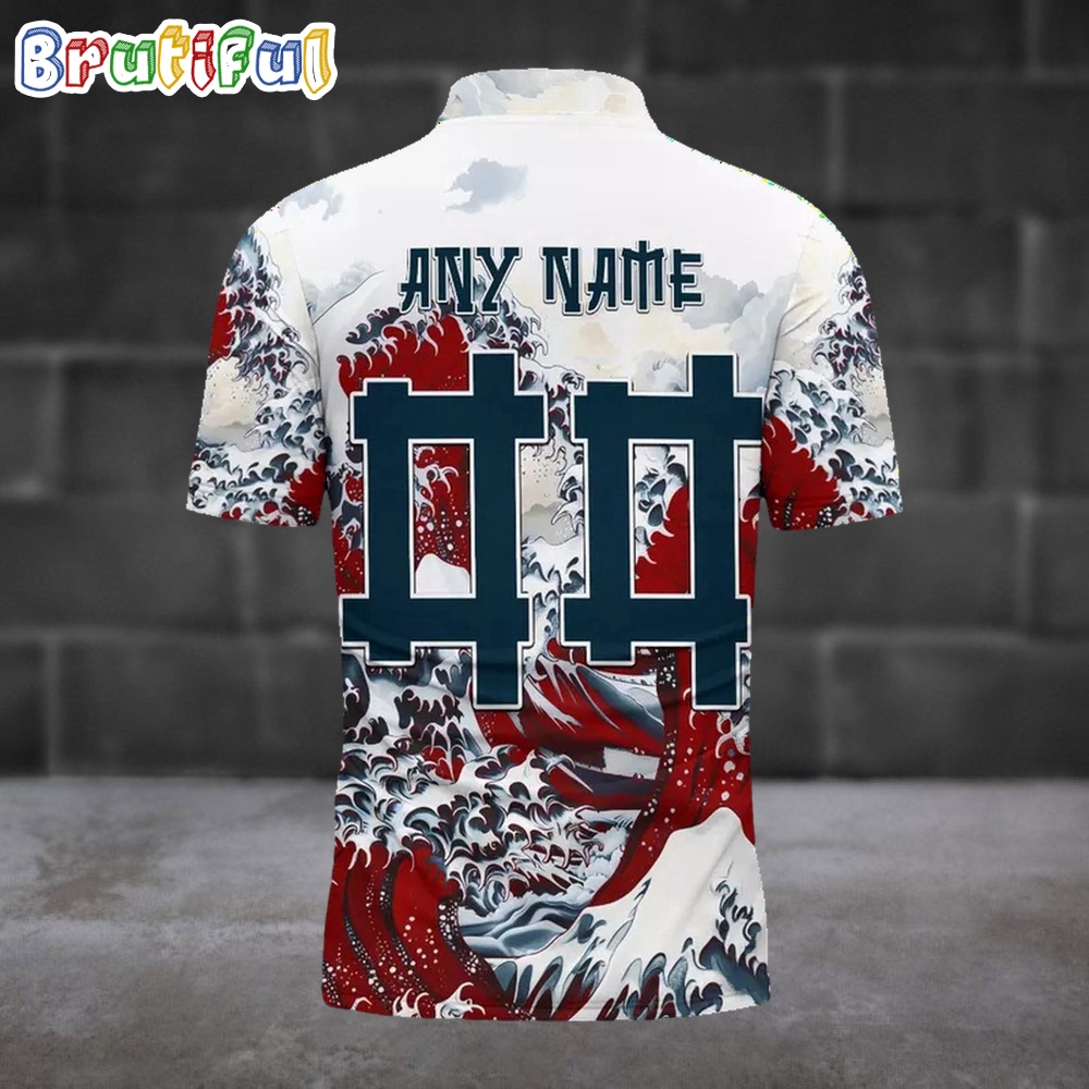 Nfl Houston Texans Football Great Wave Polo Shirt - Image 2