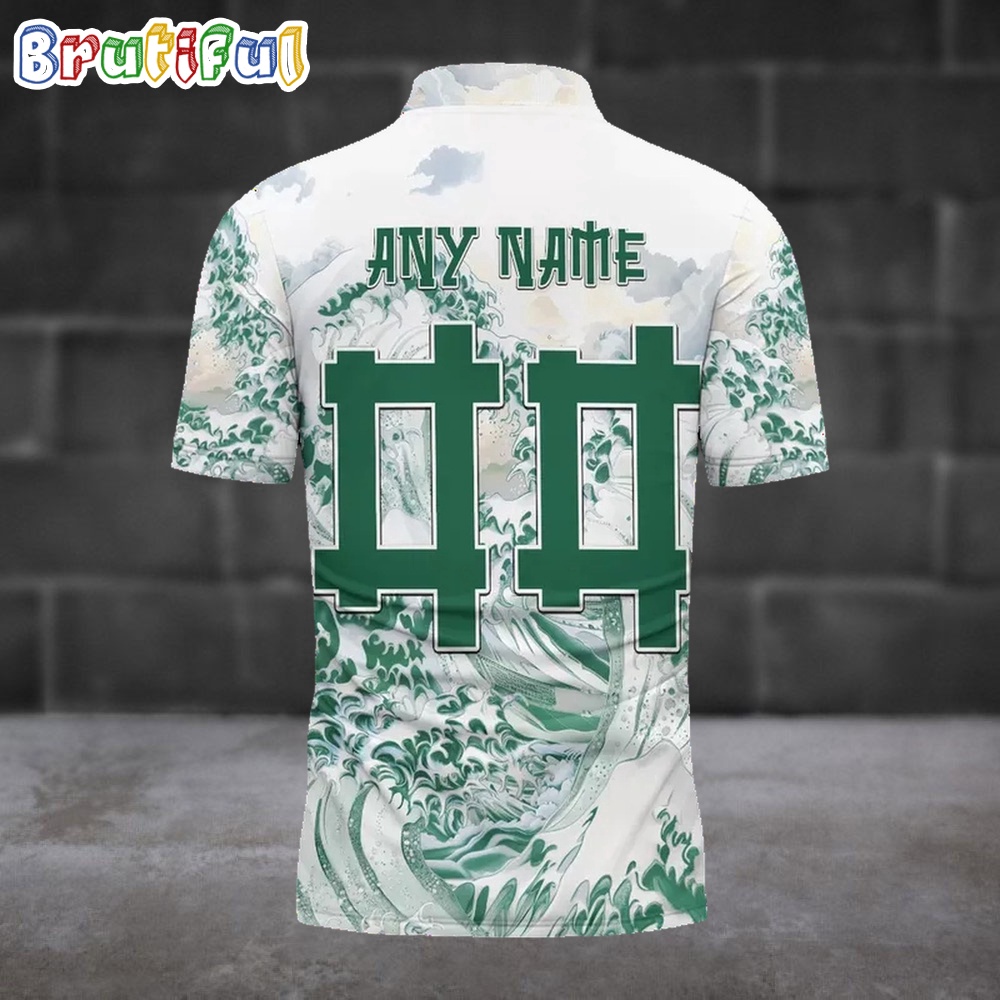 Nfl New York Jets Football Great Wave Polo Shirt - Image 2