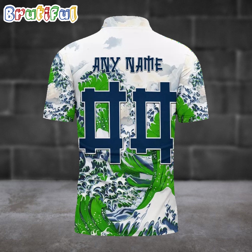 Nfl Seattle Seahawks Football Great Wave Polo Shirt - Image 2