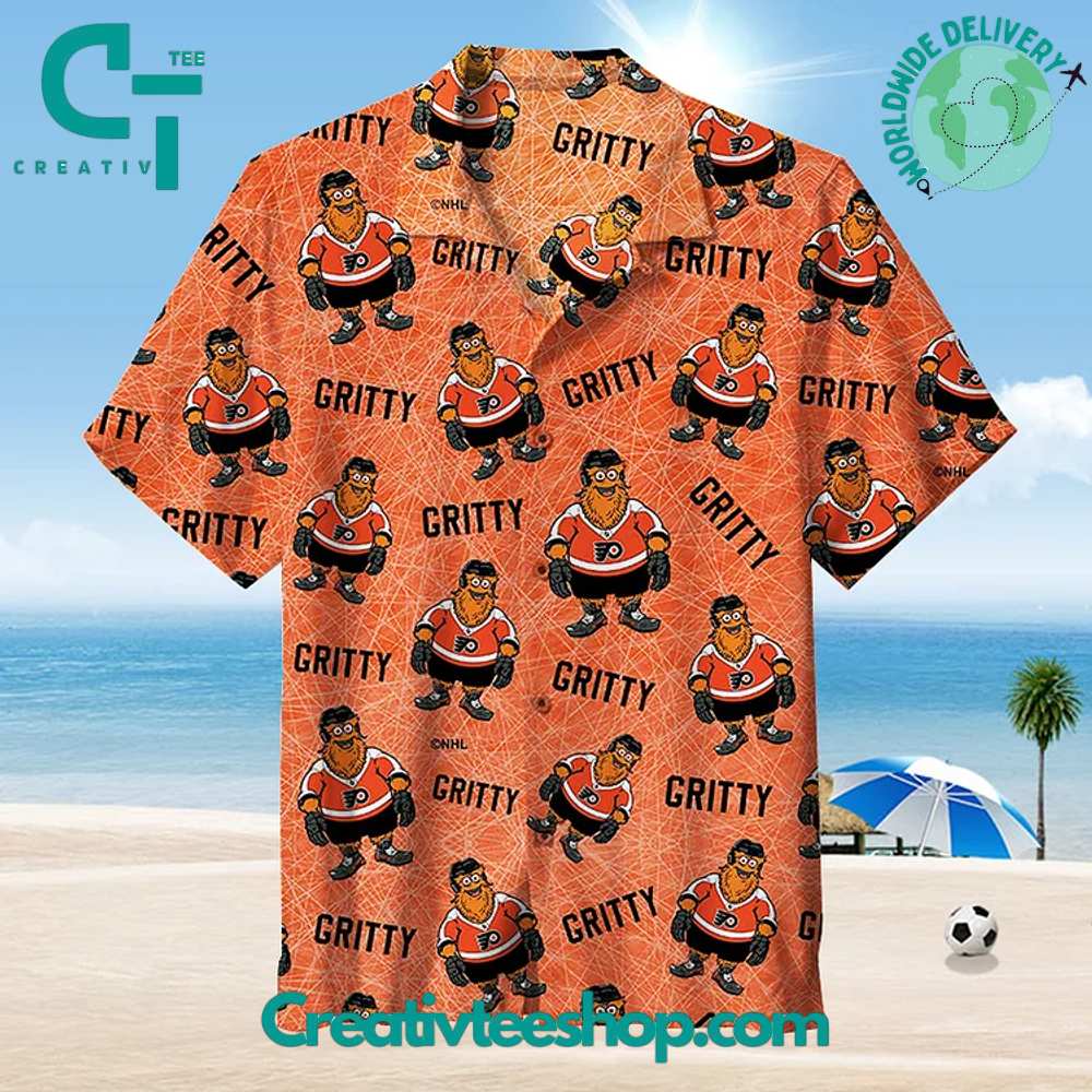 Nhl Philadelphia Flyers Gritty Hawaiian Shirt