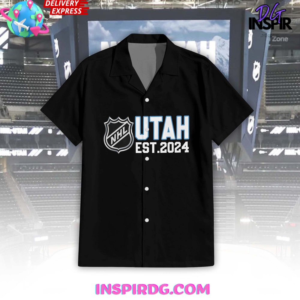 Nhl Utah Hockey Club 2024 Customize Hawaiian Shirt - Image 2