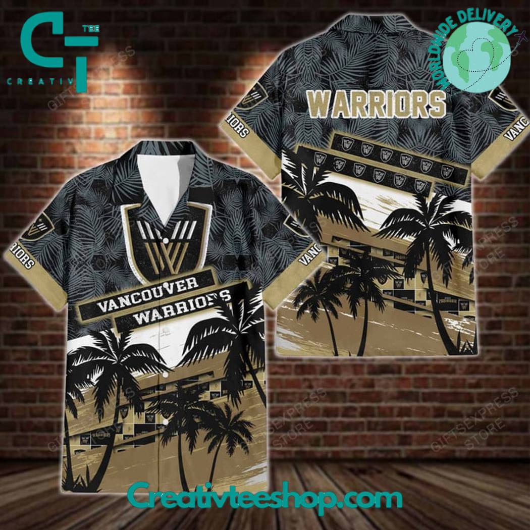 Nll Vancouver Warriors Hawaiian Shirt