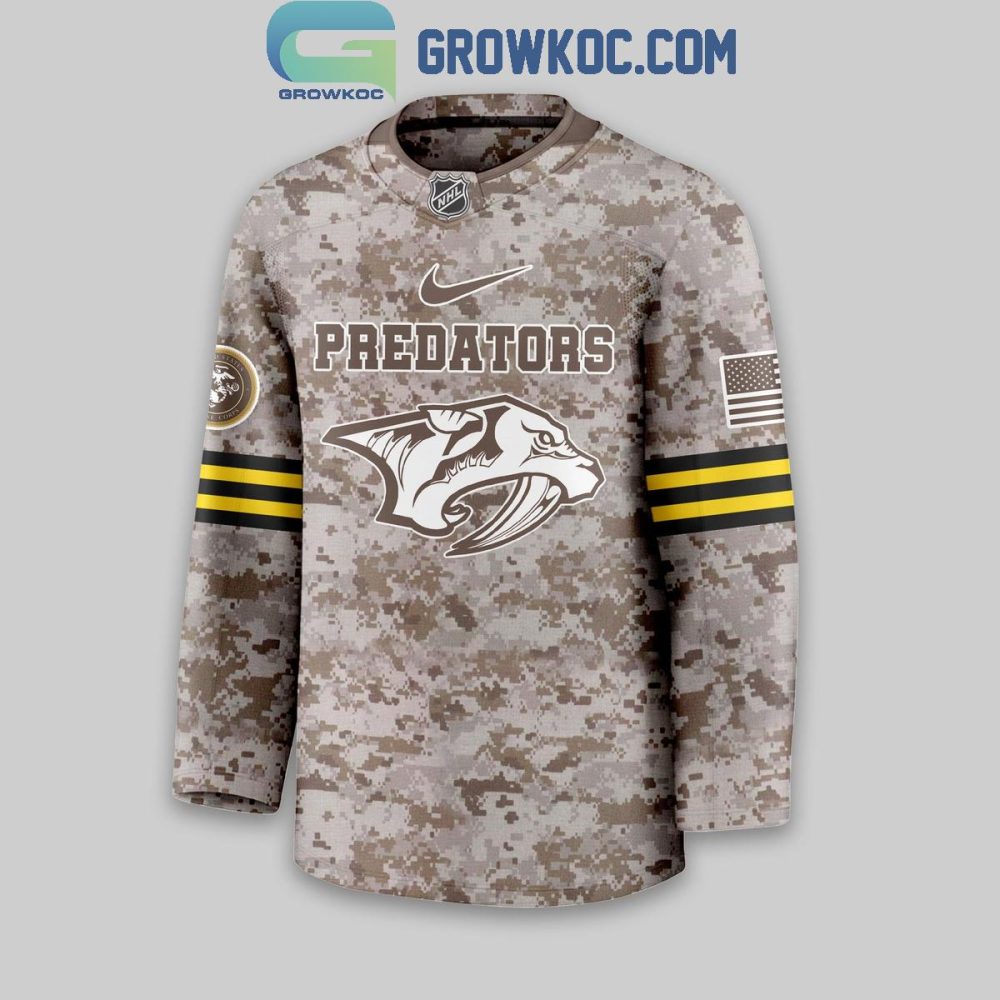 Nashville Predators Us Marine Corps Hockey Jersey - Image 2