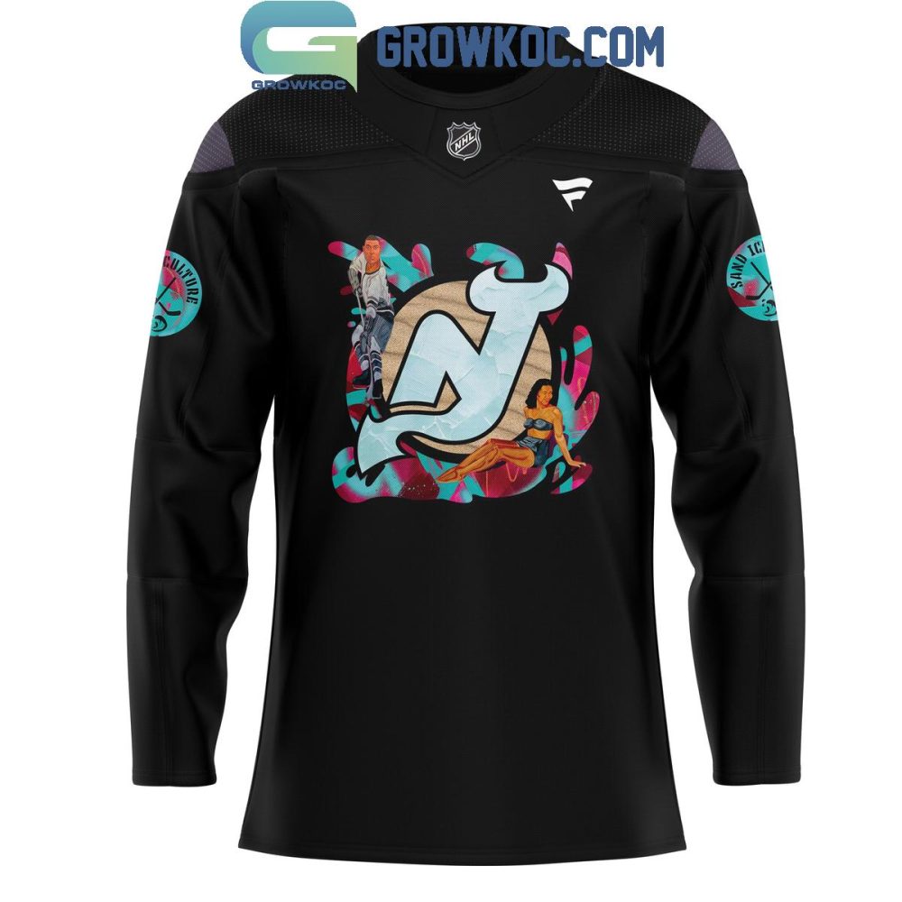 New Jersey Devils Black History Celebration Personalized Hockey Jersey - Image 2