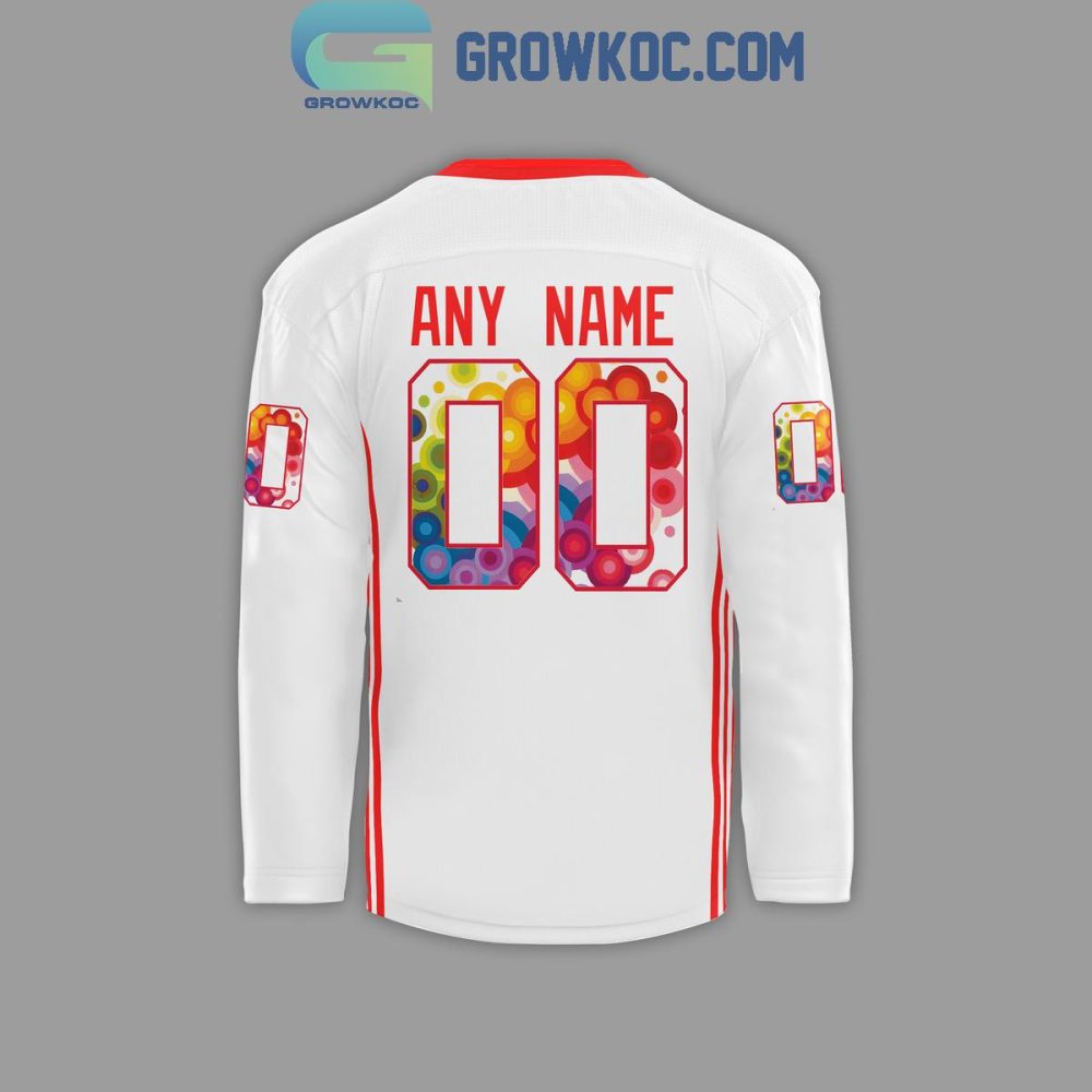 New Jersey Devils Classic 2024 Pride Night Personalized Hockey Jersey - Image 3