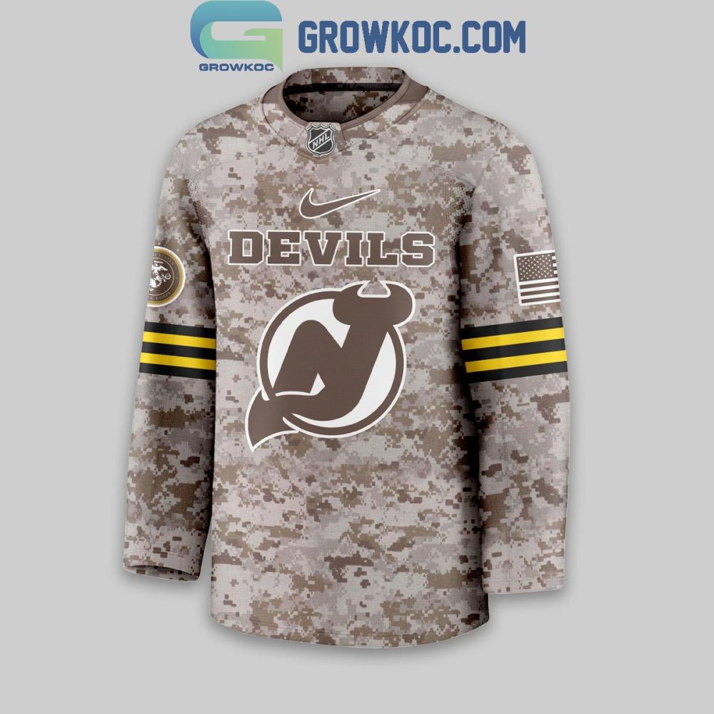 New Jersey Devils Us Marine Corps Hockey Jersey - Image 2