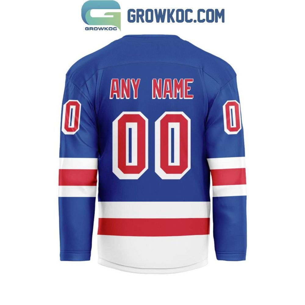 New York Rangers Be The Fighter 2024 Home Personalized Hockey Jersey - Image 2