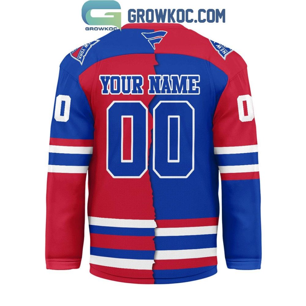 New York Rangers Mix Home Away Hockey Jersey - Image 3