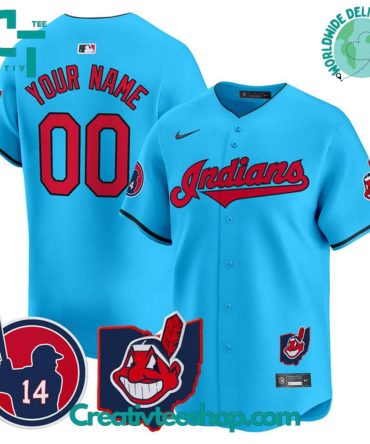 Cleveland Indians Larry Doby Special Baseball Jersey