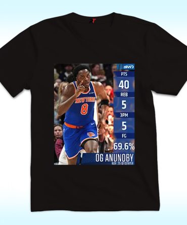 Og Anunoby Career-High 40 Points Shirt