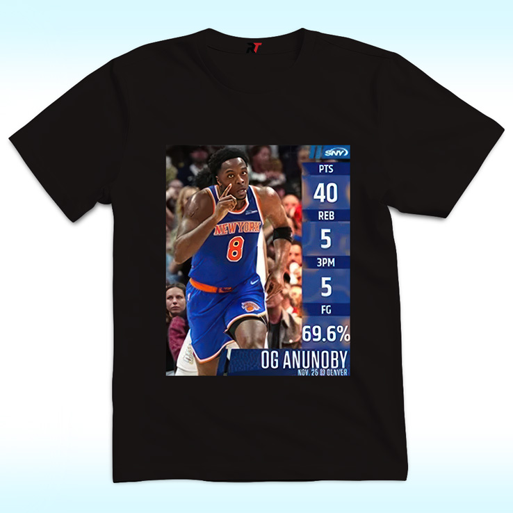 Og Anunoby Career-High 40 Points Shirt