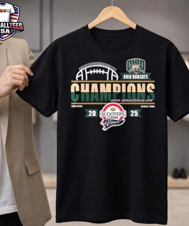 Ohio Bobcats 2025 Scooter’S Coffee Frisco Bowl Champions Unisex Shirt
