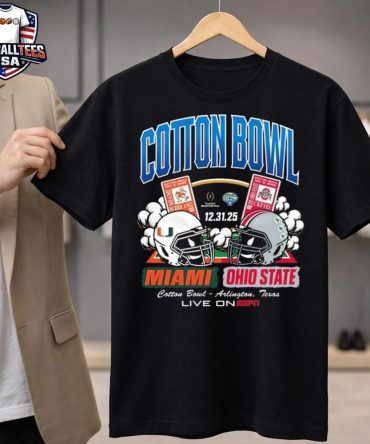 Ohio State Buckeyes 2025 Cotton Bowl Head To Head Unisex Shirt