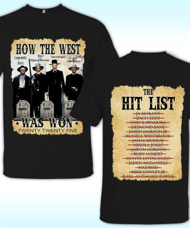 Oklahoma City Thunder Championship How The West Was Won Shirt