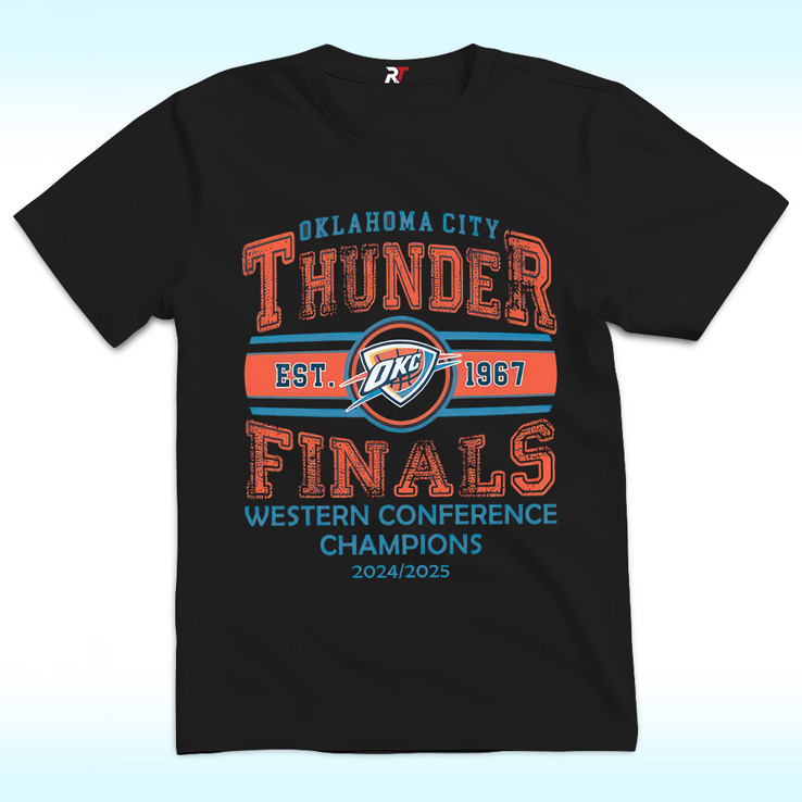 Oklahoma Thunder Western Conference Champions 2025 Shirt