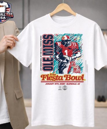Ole Miss Rebels Cfp Semifinal Breakaway Blur 2026 Vrbo Fiesta Bowl Shirt