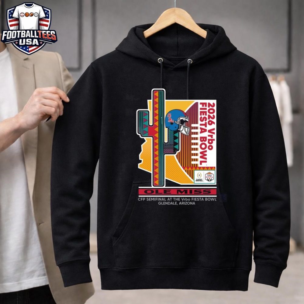 Ole Miss Rebels Cfp Semifinal Prick 6 2026 Vrbo Fiesta Bowl Shirt - Image 3