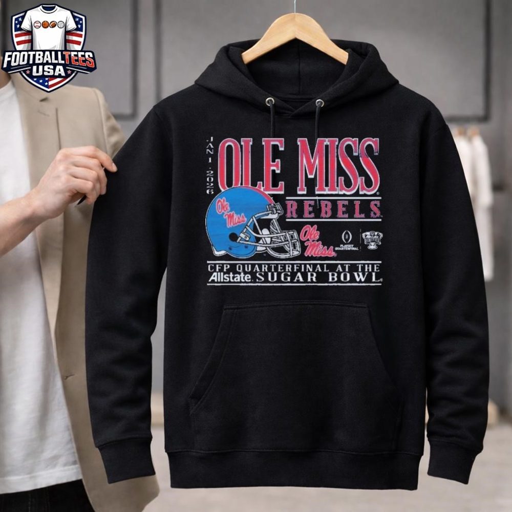 Ole Miss Rebels Football 2025 Sugar Bowl Bound T-Shirt - Image 3
