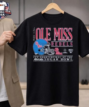 Ole Miss Rebels Football 2025 Sugar Bowl Bound T-Shirt