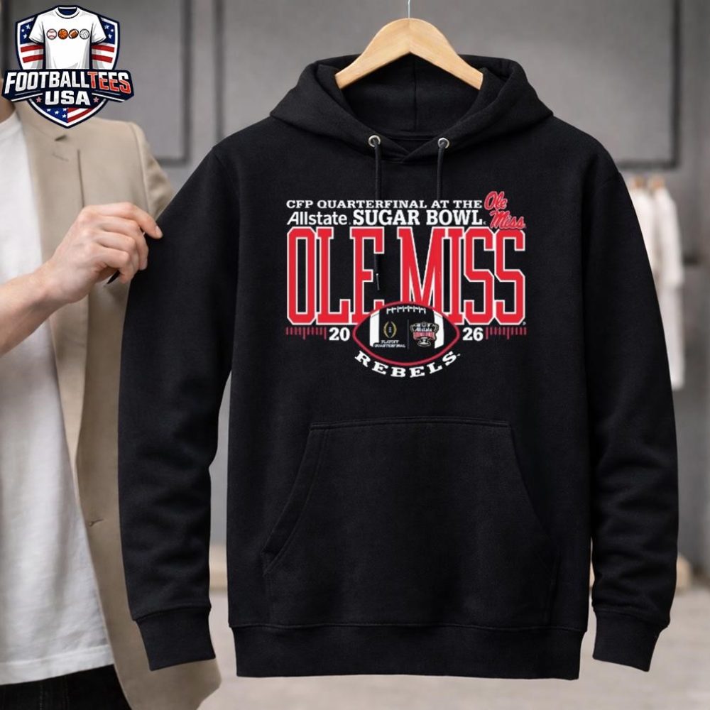 Ole Miss Rebels Football 2026 Sugar Bowl T-Shirt - Image 3