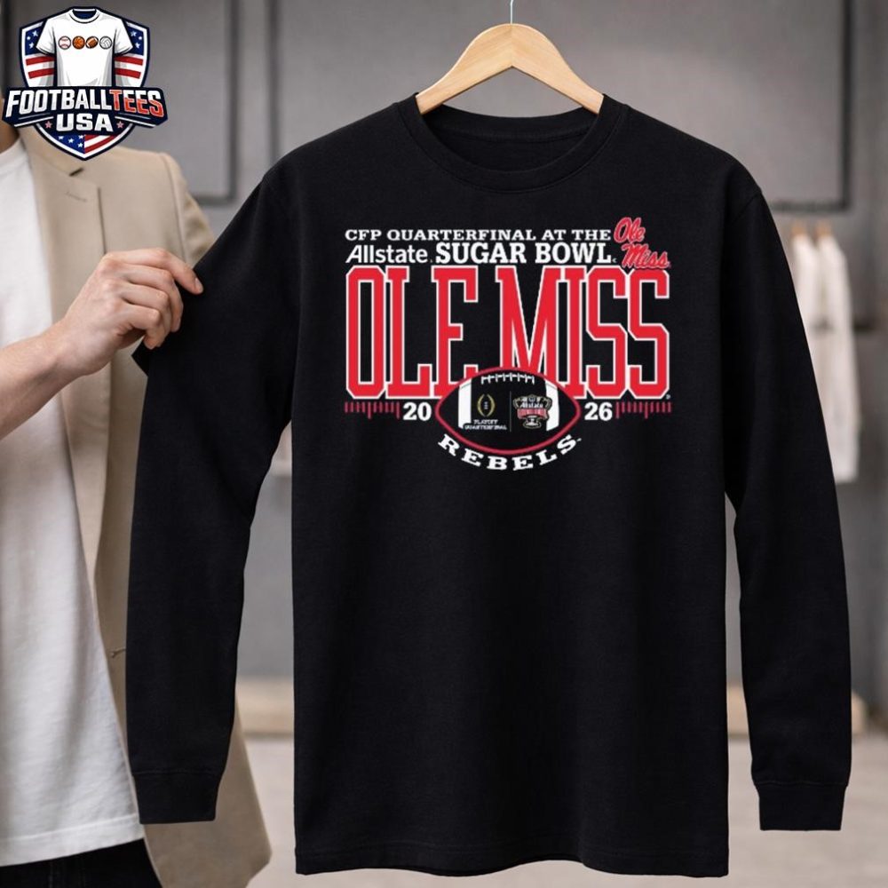 Ole Miss Rebels Football 2026 Sugar Bowl T-Shirt - Image 4