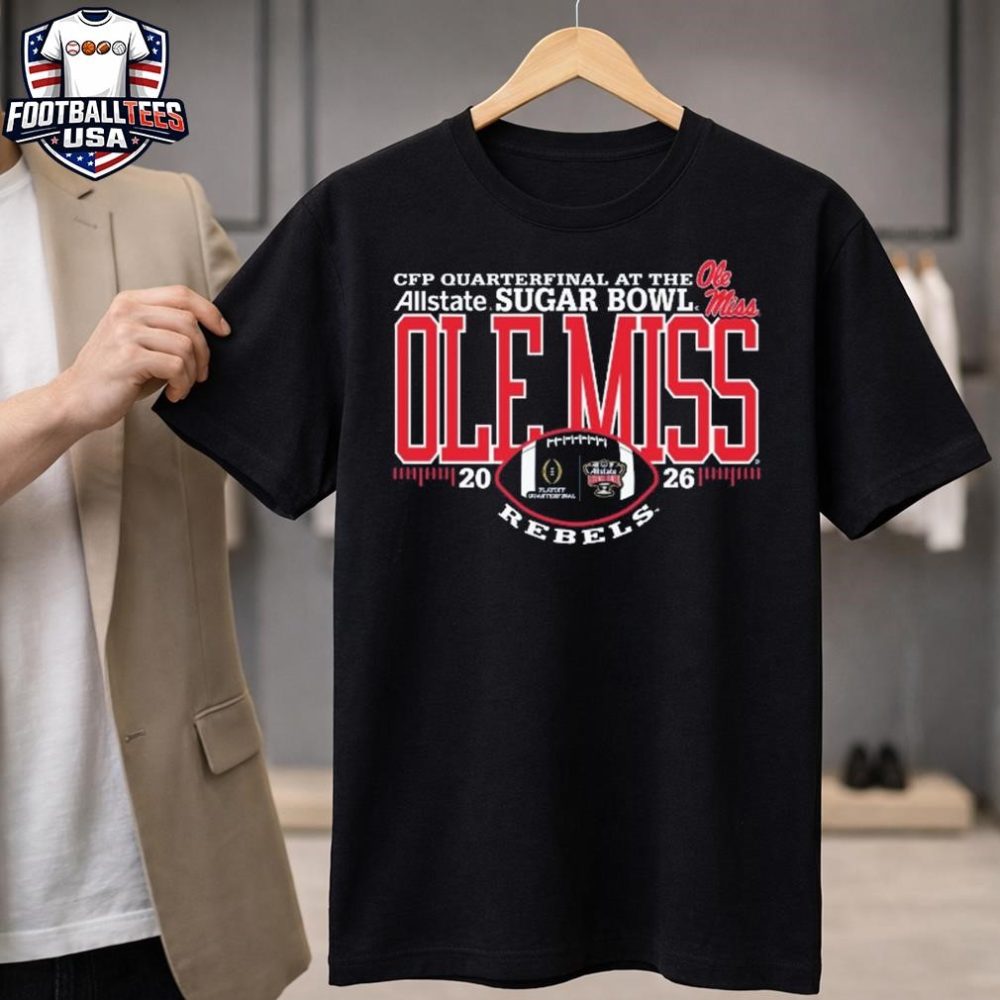 Ole Miss Rebels Football 2026 Sugar Bowl T-Shirt