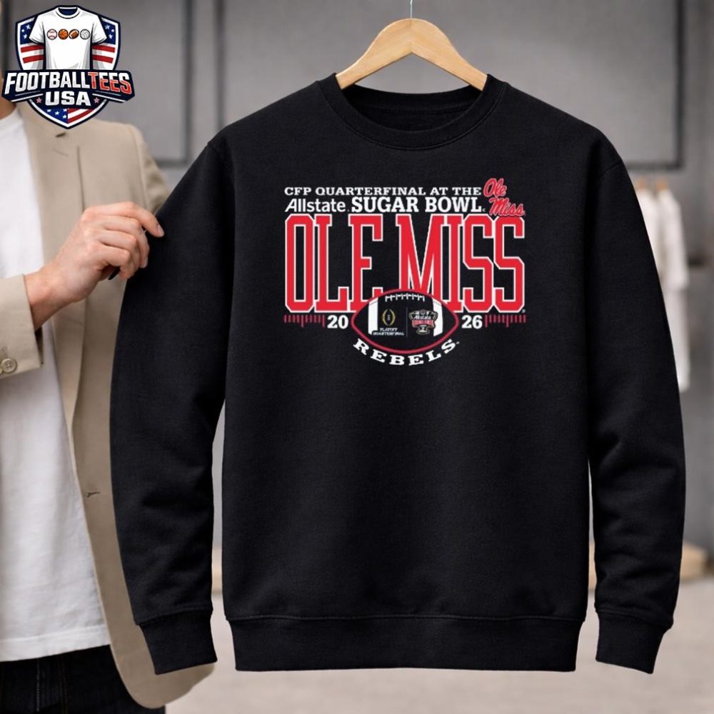 Ole Miss Rebels Football 2026 Sugar Bowl T-Shirt - Image 2