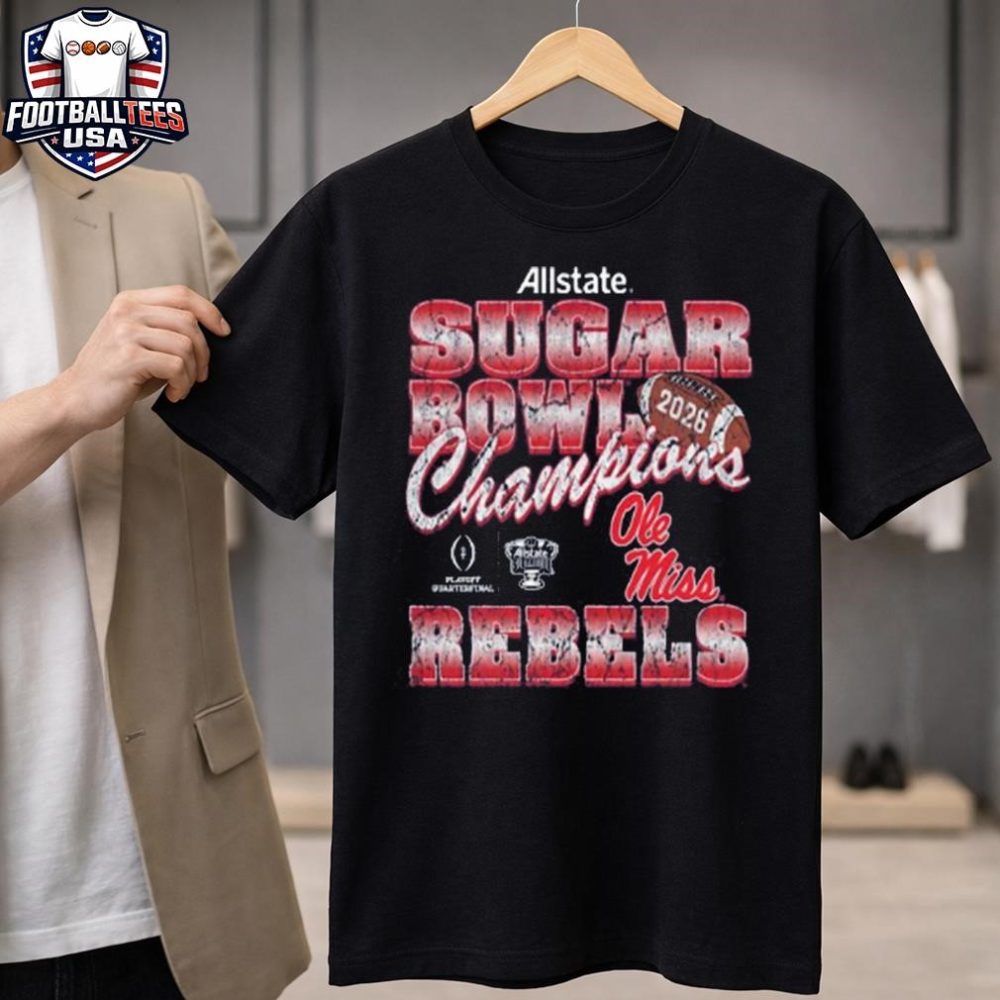 Ole Miss Rebels Football 2026 Sugar Bowl Champions Unisex Shirt