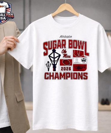 Ole Miss Rebels Football 2026 Sugar Bowl Champions T-Shirt