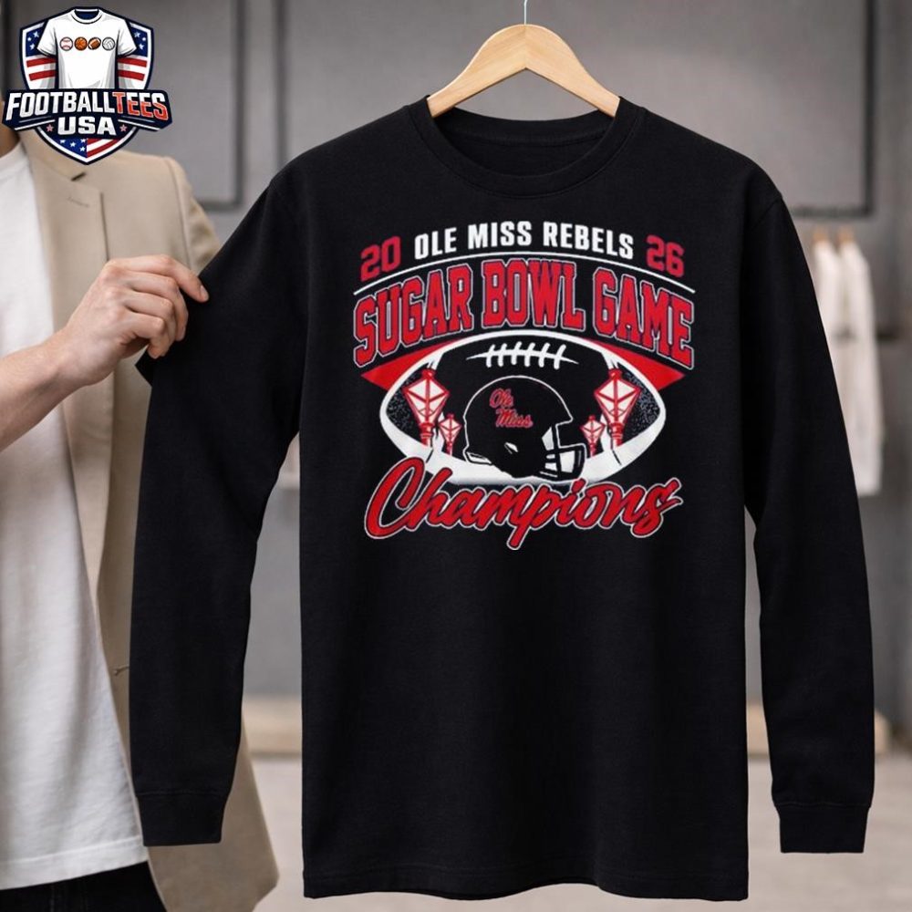 Ole Miss Rebels Sugar Bowl Champs 2026 Unisex Shirt - Image 4